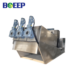 Non Clogging Screw Filter Press Machine for DAF Sludge Dewatering
